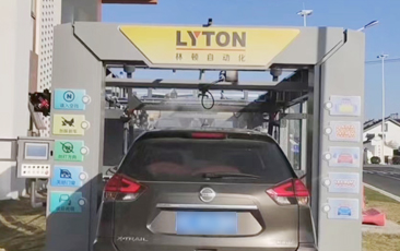 選擇林頓，選擇放心！江蘇周莊網(wǎng)紅打卡加油站選擇林頓FX-80A系列全自動洗車機(jī)