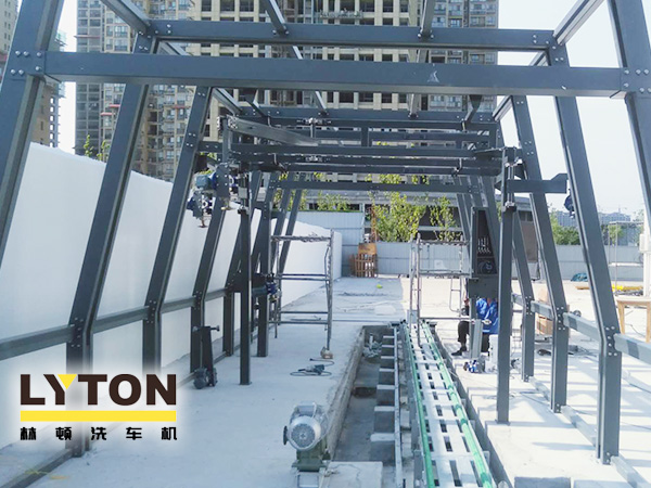 豫州腹地、梁祝之鄉(xiāng)駐馬店-中海石化FX11電腦洗車機(jī)設(shè)備安裝及基礎(chǔ)施工掠影