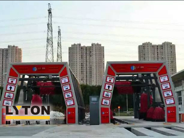 兩套林頓全自動洗車機(jī)水池(隧道機(jī)基礎(chǔ))施工完畢